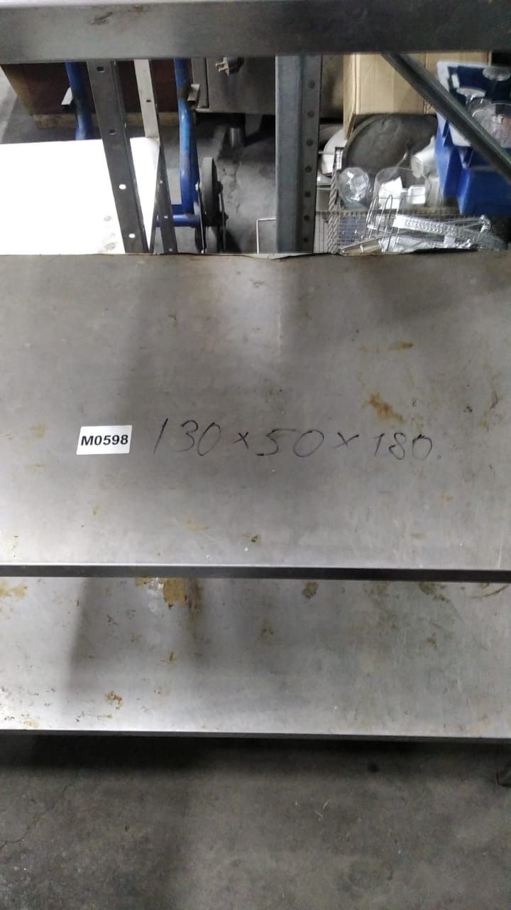 Стеллаж нерж 120/40/180 полка - компания Кормилец