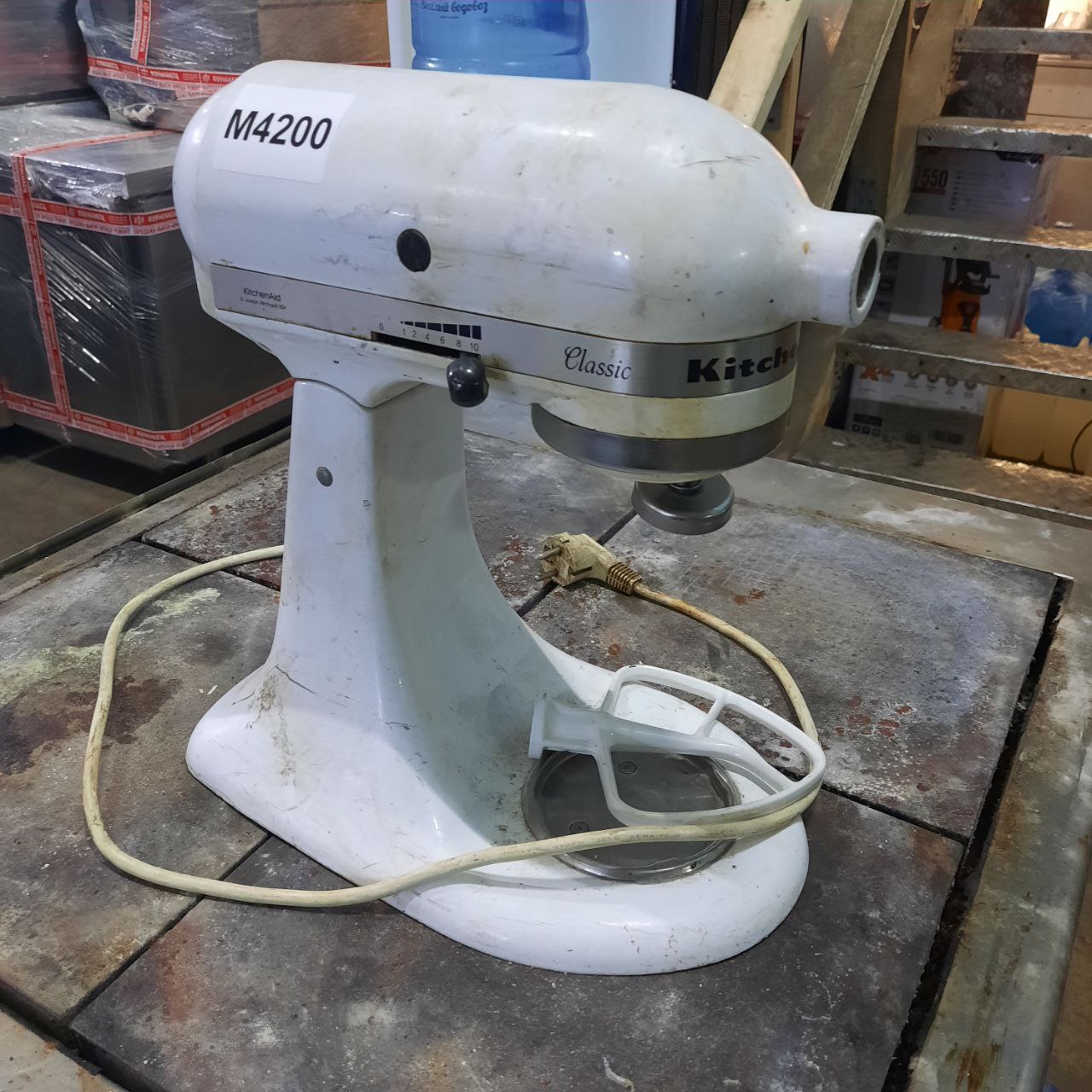 Миксер KITCHENAID 5K45SSEWH(-) - компания Кормилец