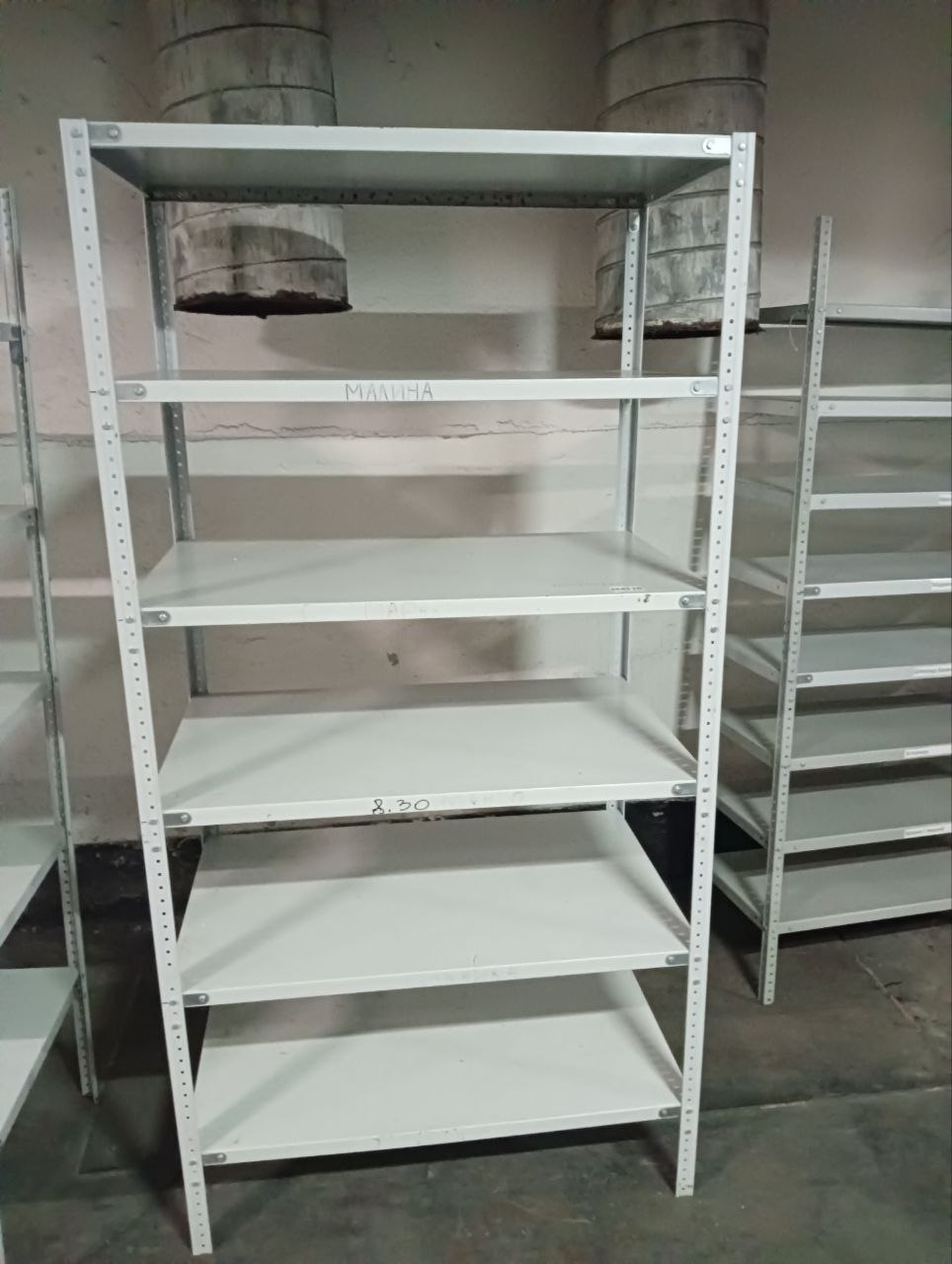Стеллаж металл УГ 6П 100/60/200 - компания Кормилец