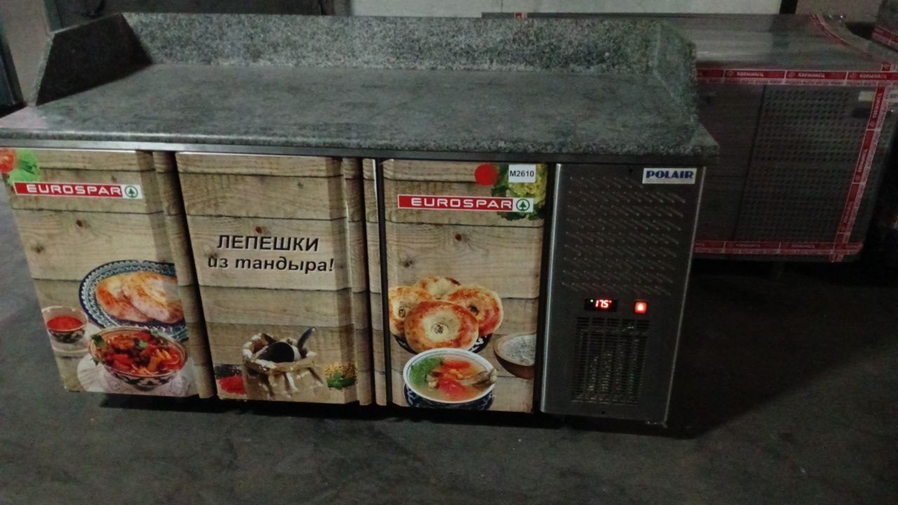 Стол холодильный для пиццы POLAIR TM3GN pizza-G (с камнем) - компания Кормилец