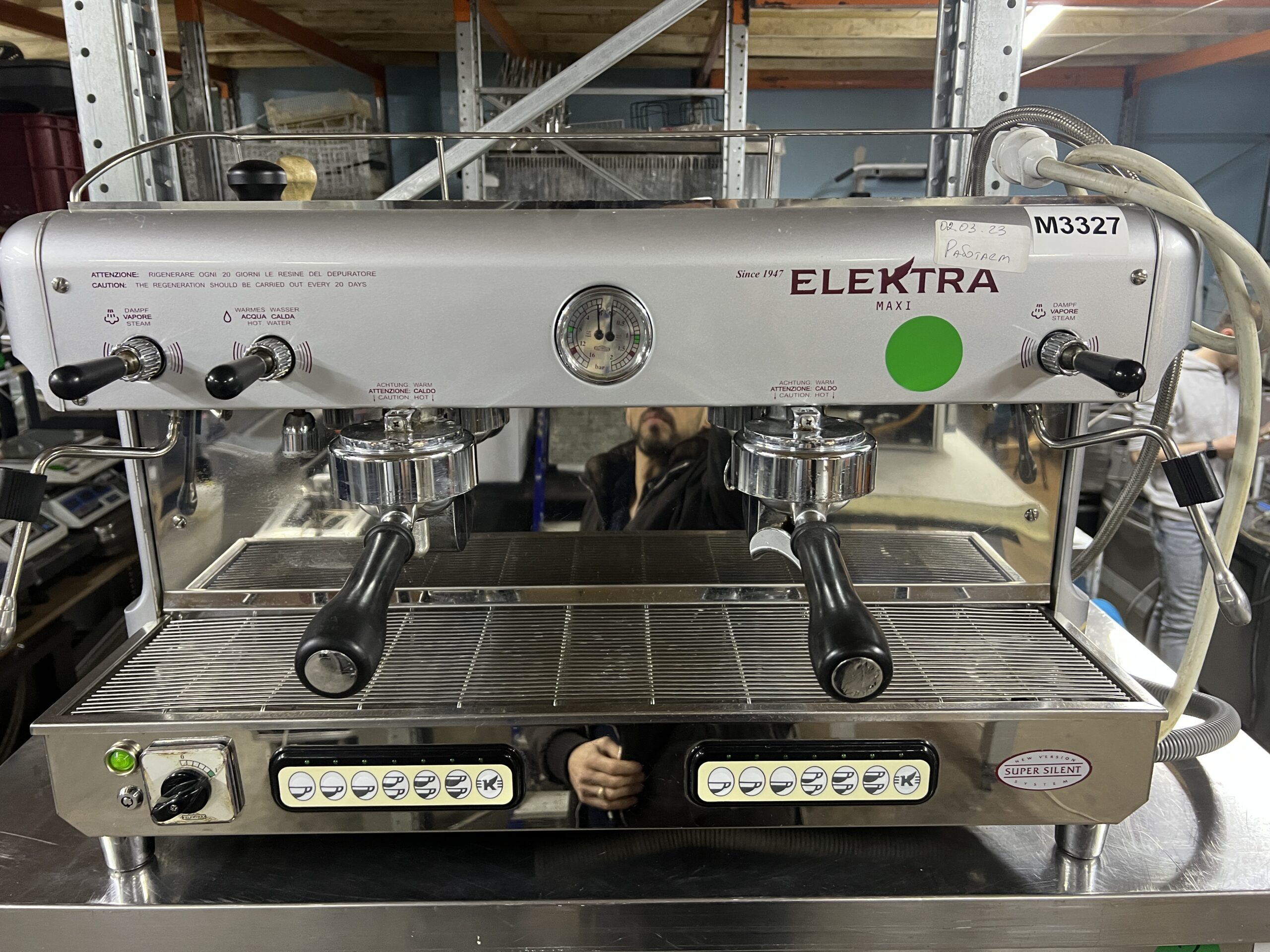 Кофемашина 2-х рожковая ELEKTRA T-S MAXI(+) - компания Кормилец