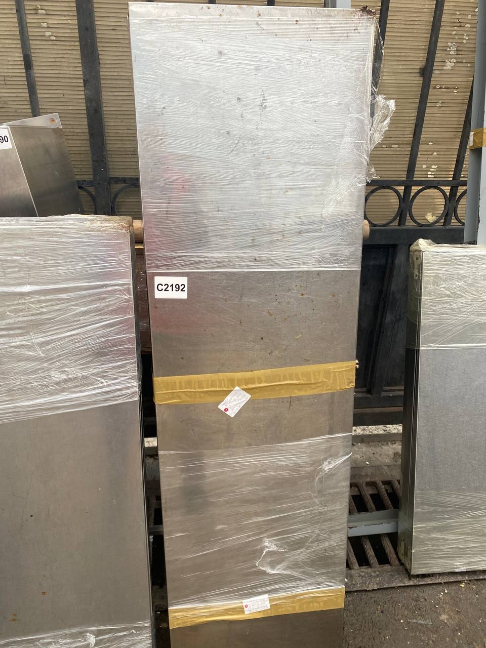 Стеллаж нерж 4П 150/40 - компания Кормилец