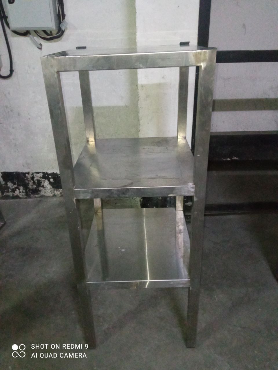Стеллаж нерж ПФ 50x57x126 - компания Кормилец