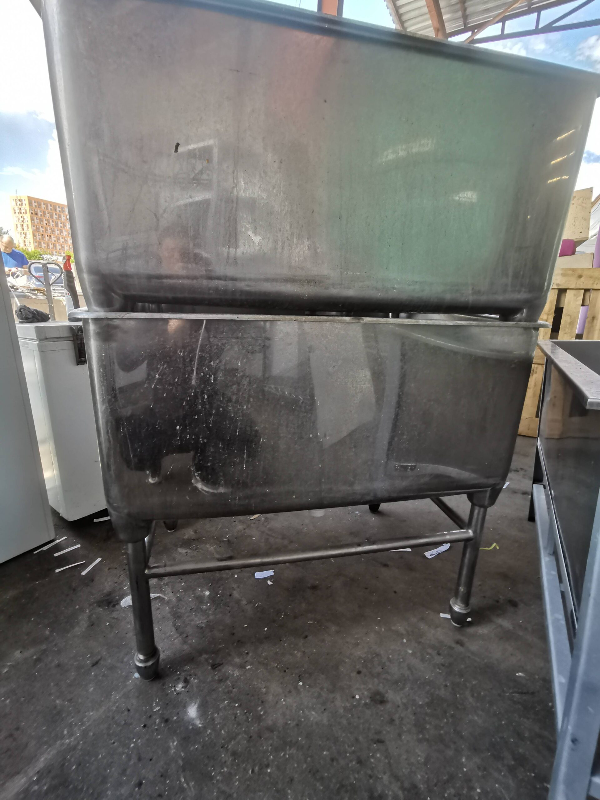 Котломойка на круглой трубе 105х80х91 - компания Кормилец