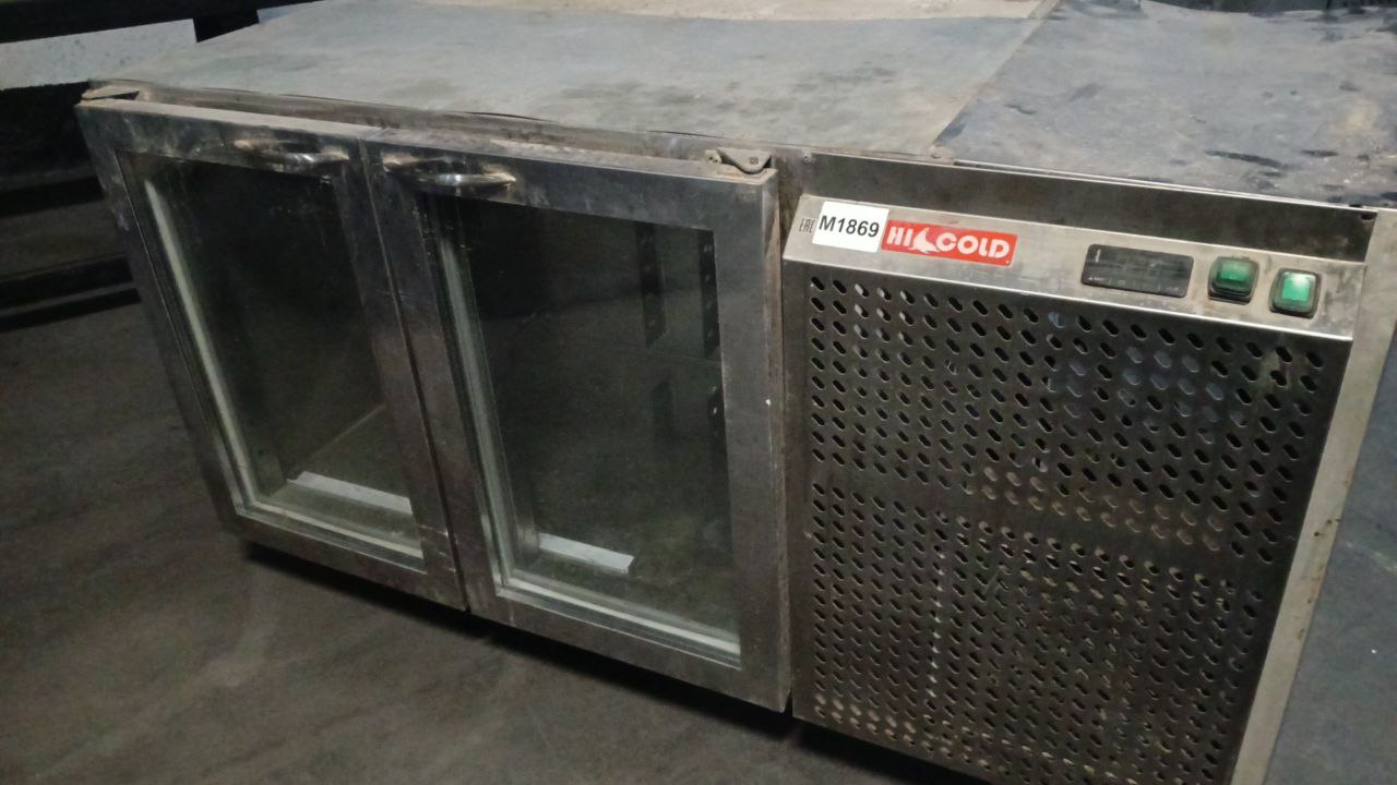 Стол холодильный HICOLD 2д стекло - компания Кормилец