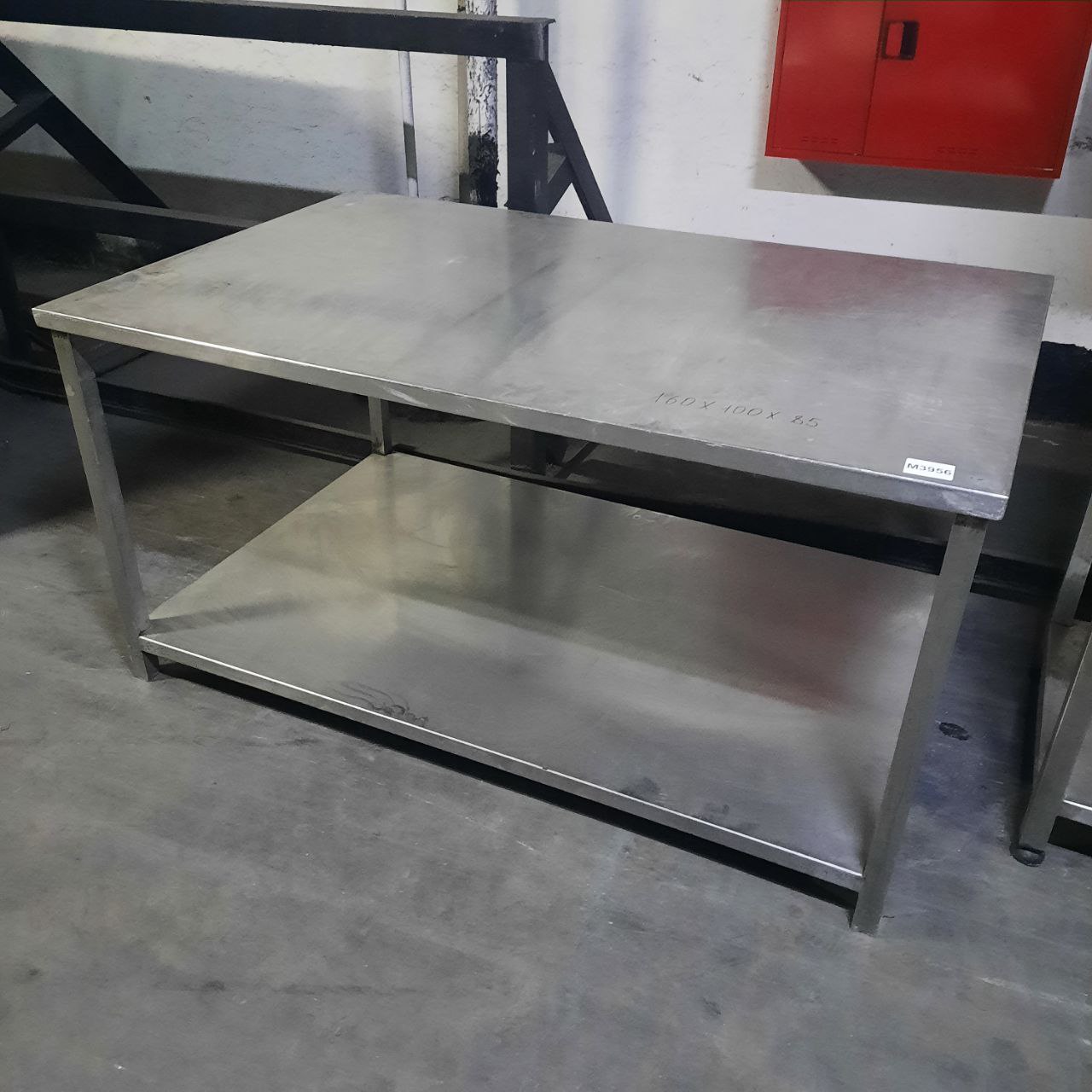 Стол нерж ПФ 160/100/85 полка - компания Кормилец