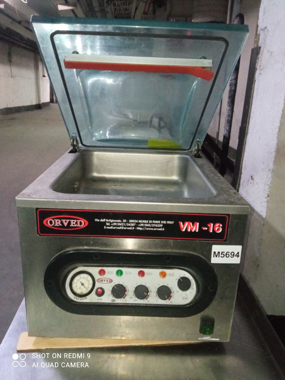 Вакуумный упаковщик ORVED VM-16 - компания Кормилец
