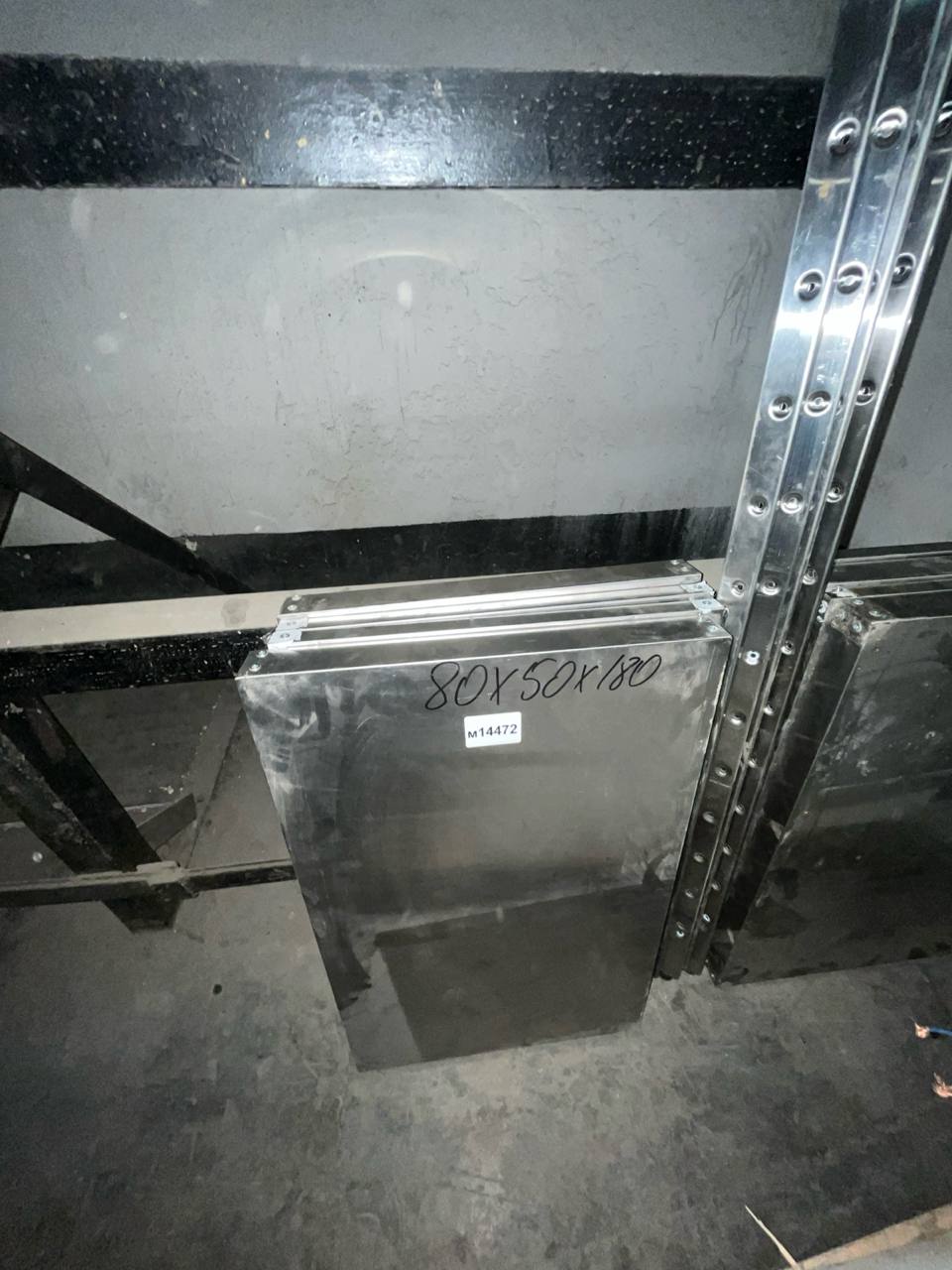 Стеллаж нерж УГ 4П 80/50/180 - компания Кормилец