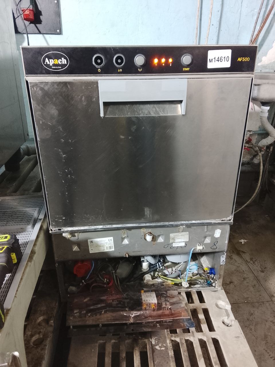 Посудомоечная машина фронтальная APACH DISHWASHER AF500P - компания Кормилец