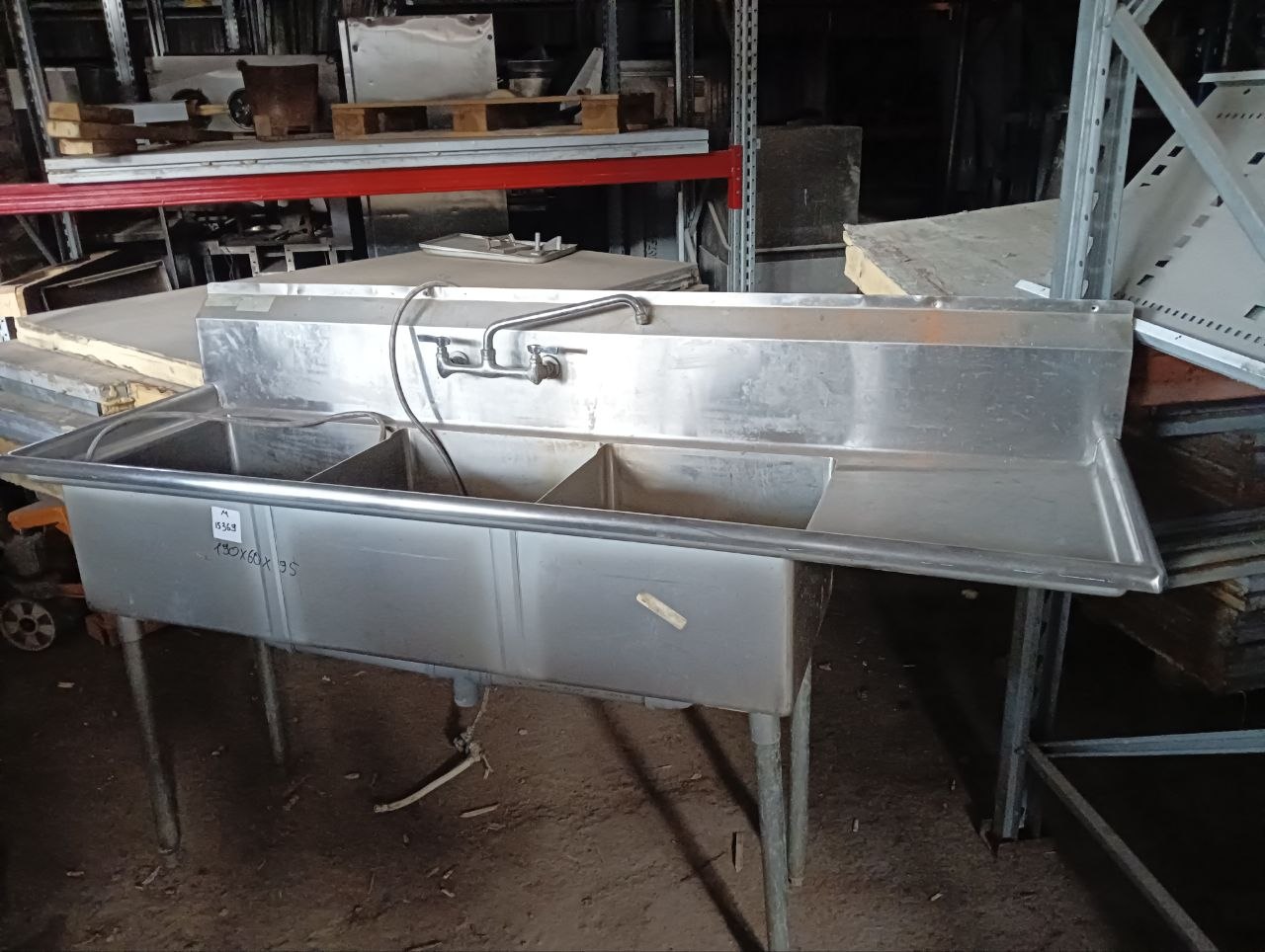 Мойка нерж 3СВ 190/60/95 - компания Кормилец