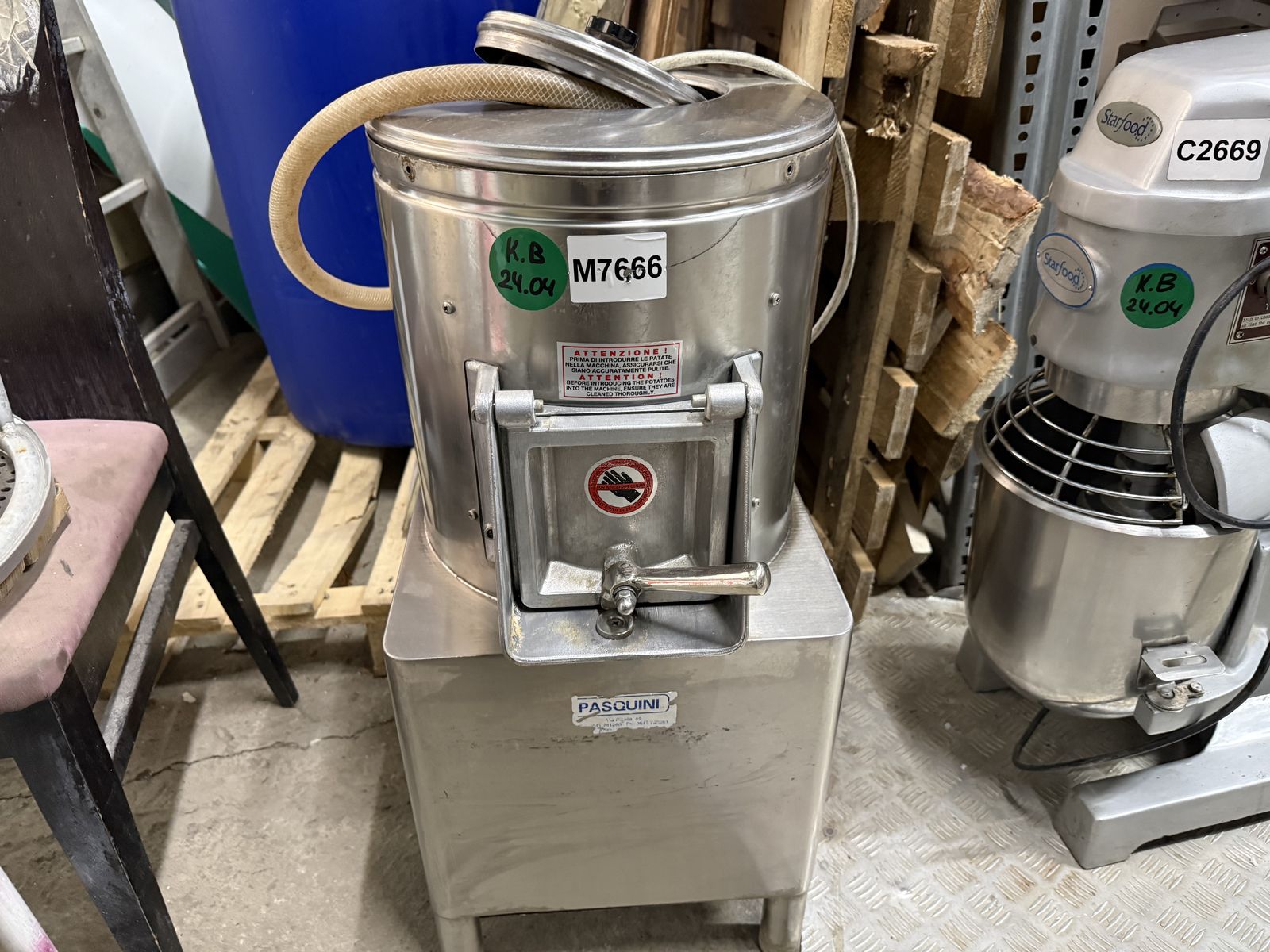 Картофелечистка Pasquini PSP 700 KG.10 - компания Кормилец